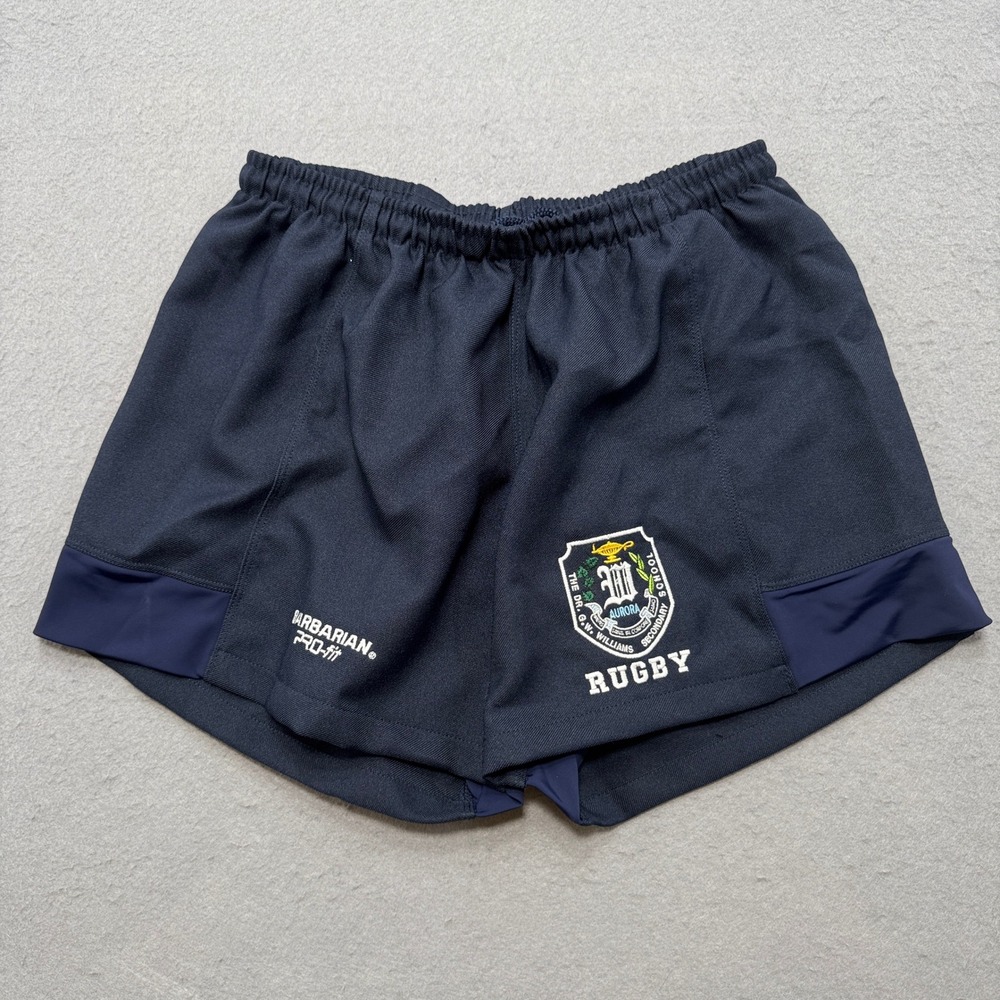 Barbarian Rugby Shorts Men's M Black Pro-Fit Varsity Performance Training Canada